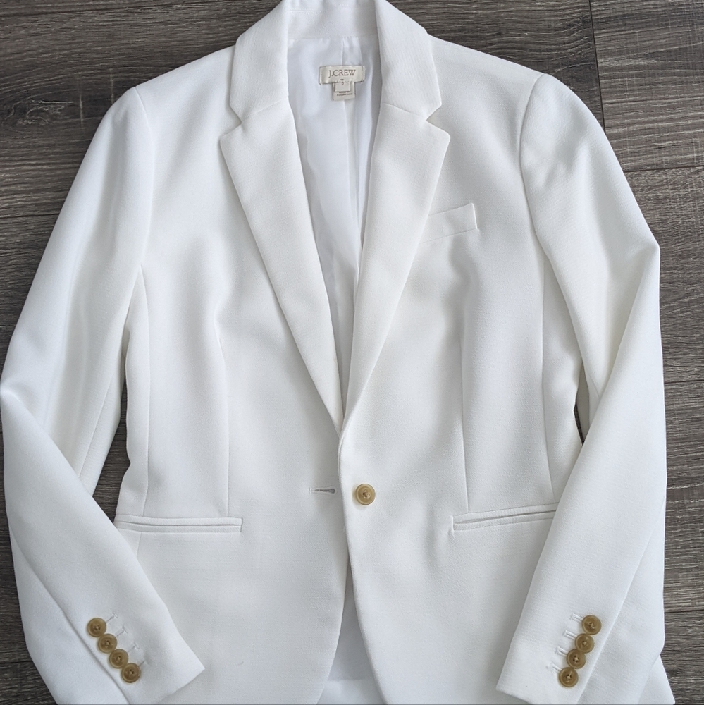 JCrew Factory White Blazer